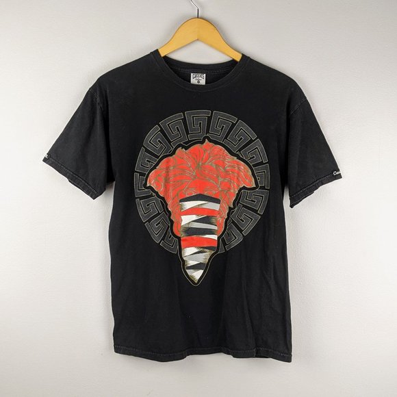 Crooks & Castles Other - Crooks & Castles Black Medusa Greek Key T-Shirt M